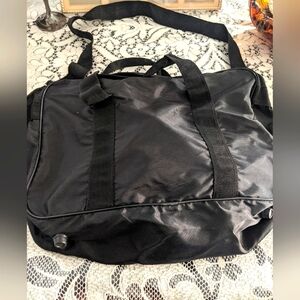 Vintage Rare Black Carryon Travel Duffle Sports Bag Crossbody Business Korean